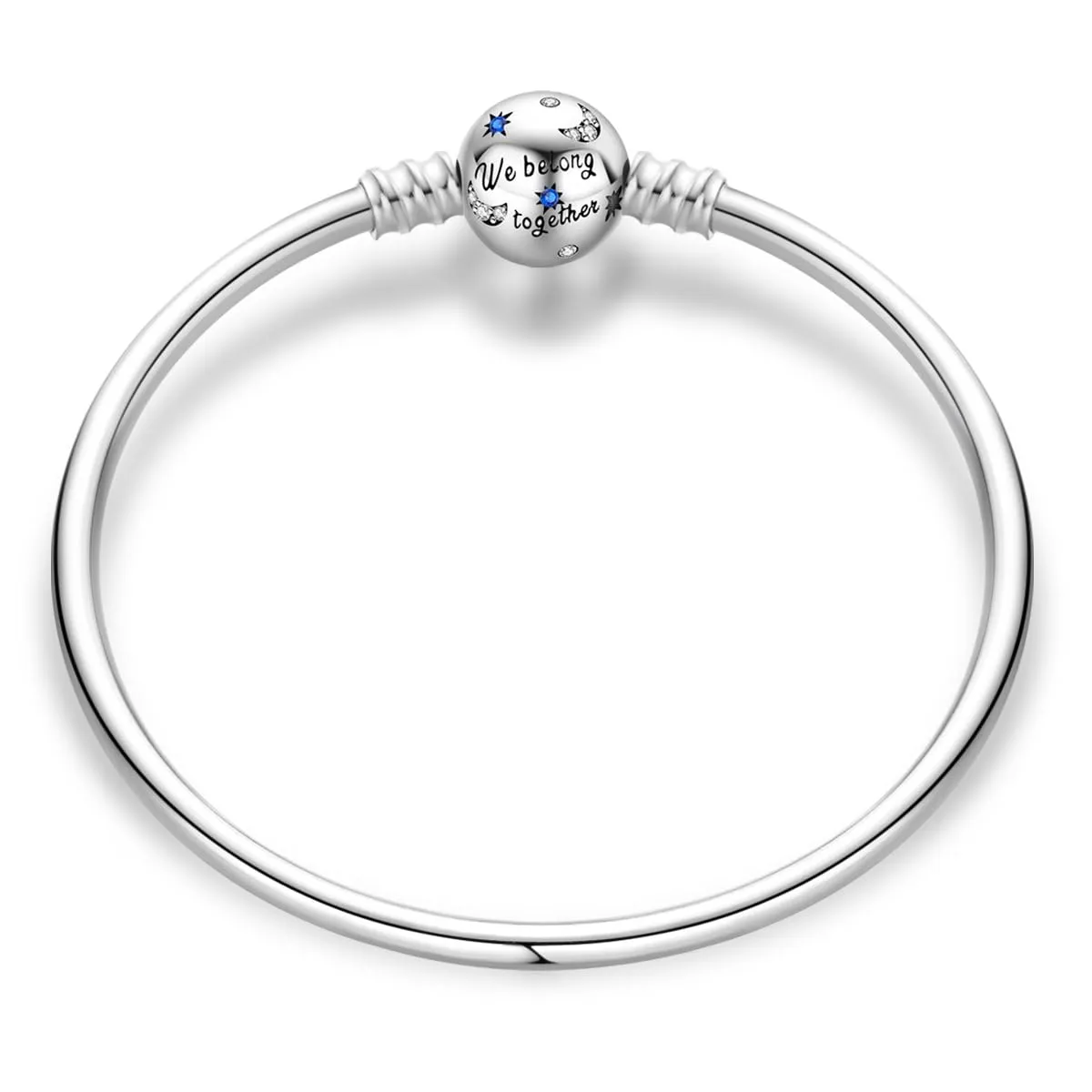 Pandach Bracciale Snake in Argento Sterling 925 per Ciondoli Compatibile con Pandora, 17cm - immagine 1
