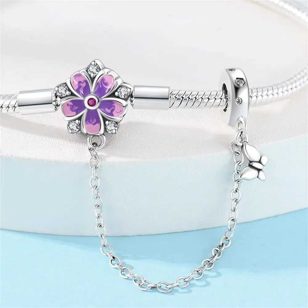 Pandach Bracciale Snake in Argento Sterling 925 per Ciondolo, Compatibile con Pandora, 18cm - immagine 2