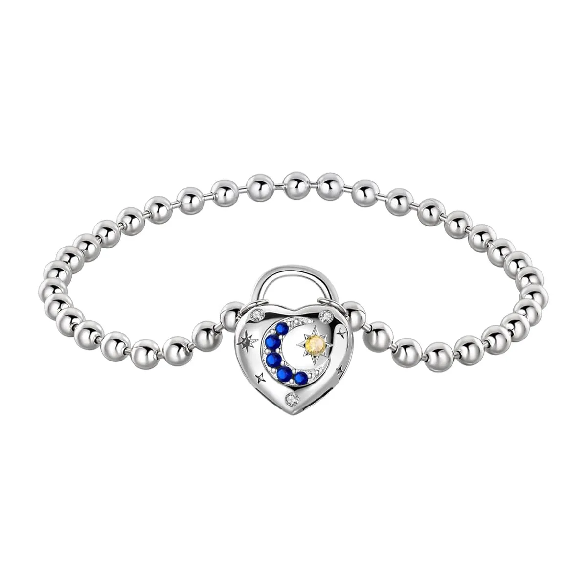Pandach Bracciale Snake in Argento Sterling 925 per Ciondoli, 19cm - immagine 1