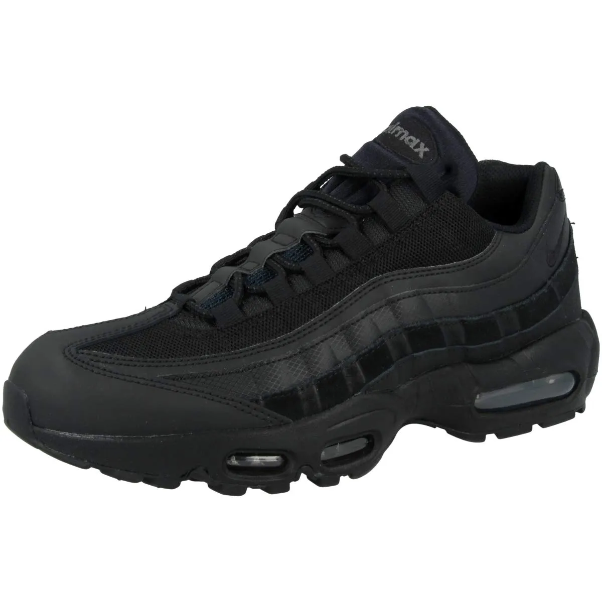 Nike Air Max 95 Essential Black/Black/Dk Grey CI3705-001 - immagine 4