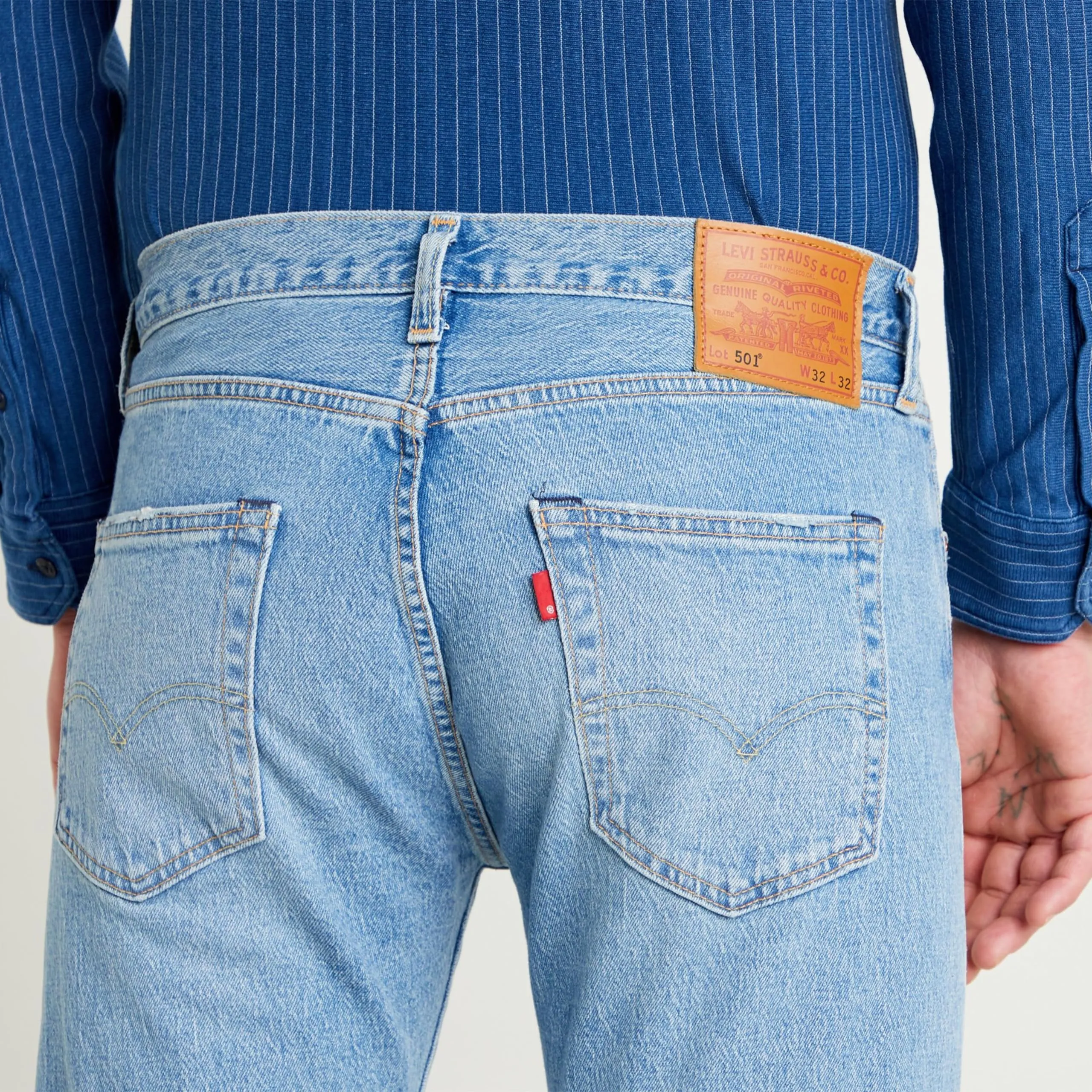 Levi's 501 Original Fit Jeans - Basil Sand, 30W / 34L - immagine 3