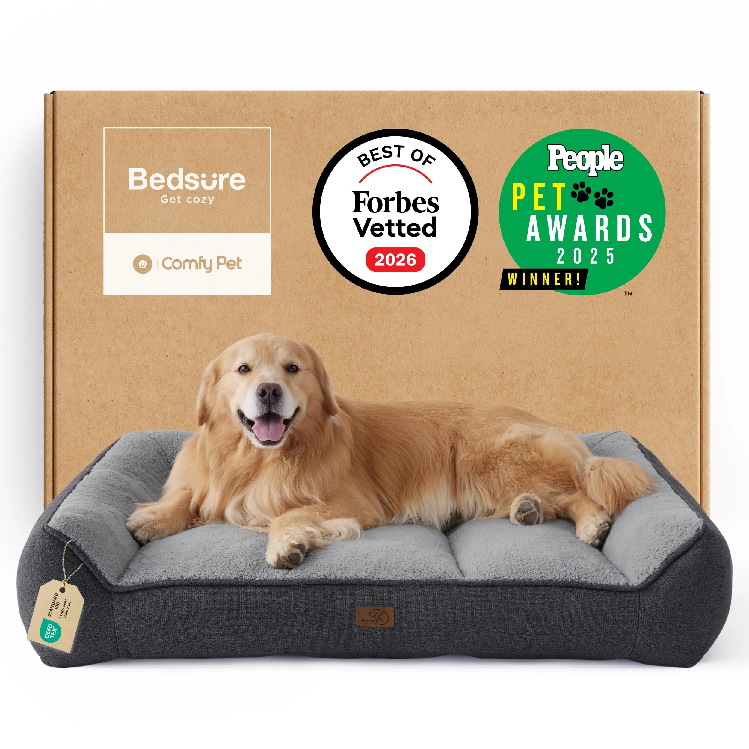 Bedsure SupportMax Cuccia Cani Extra Spessa XXL 122x89cm - immagine 1