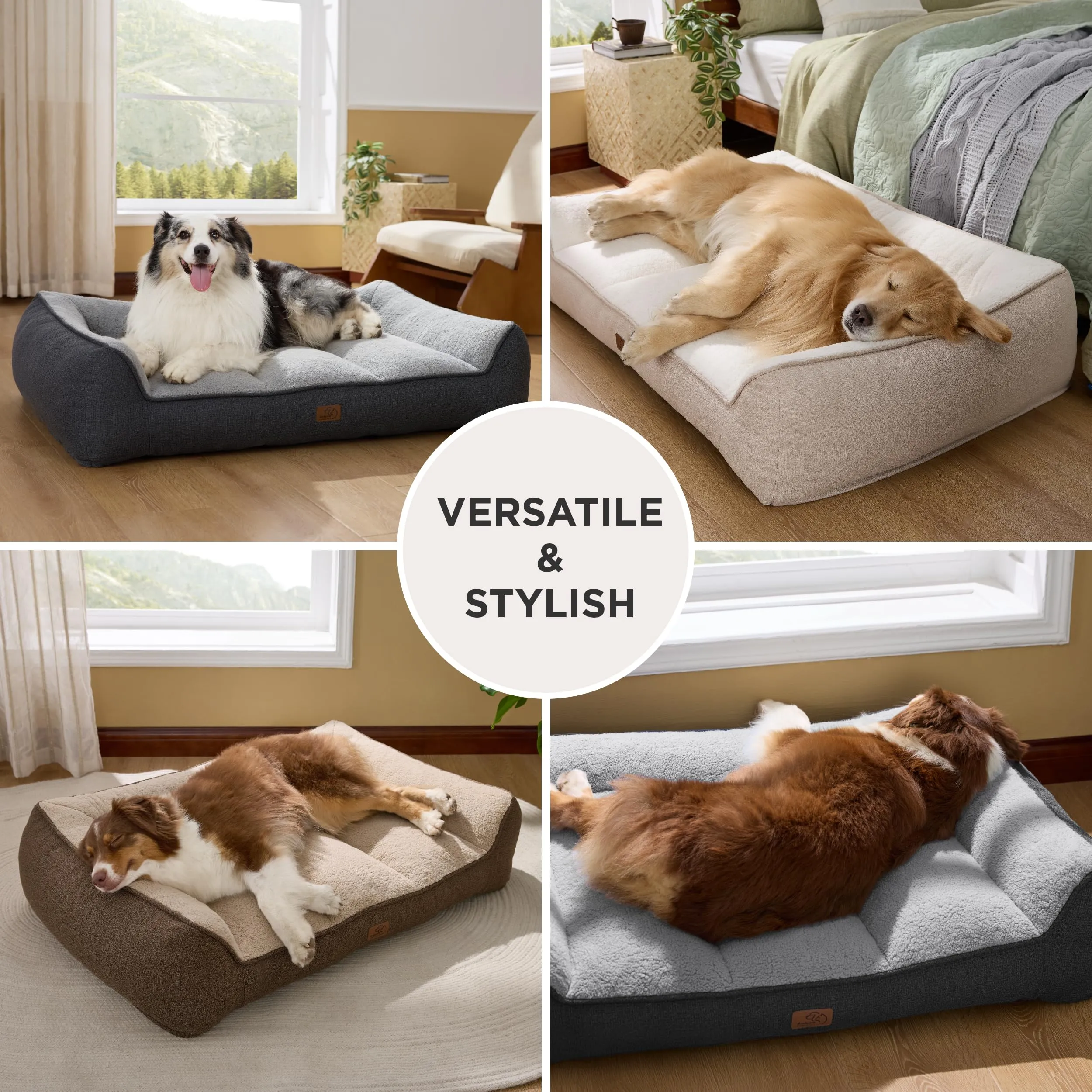 Bedsure SupportMax Cuccia Cani Extra Spessa XXL 122x89cm - immagine 10