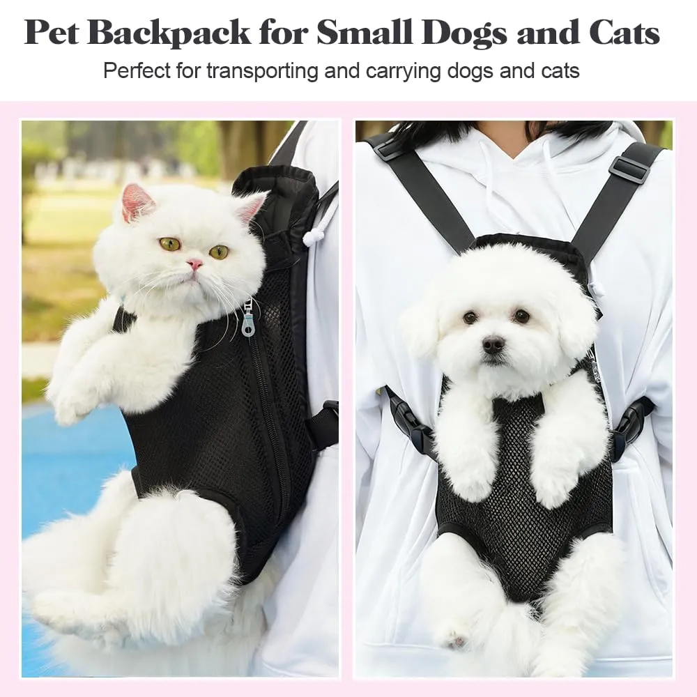 HMCEY Zaino Trasportino per Cani e Gatti, Borsa Viaggio Traspirante e Regolabile - immagine 5