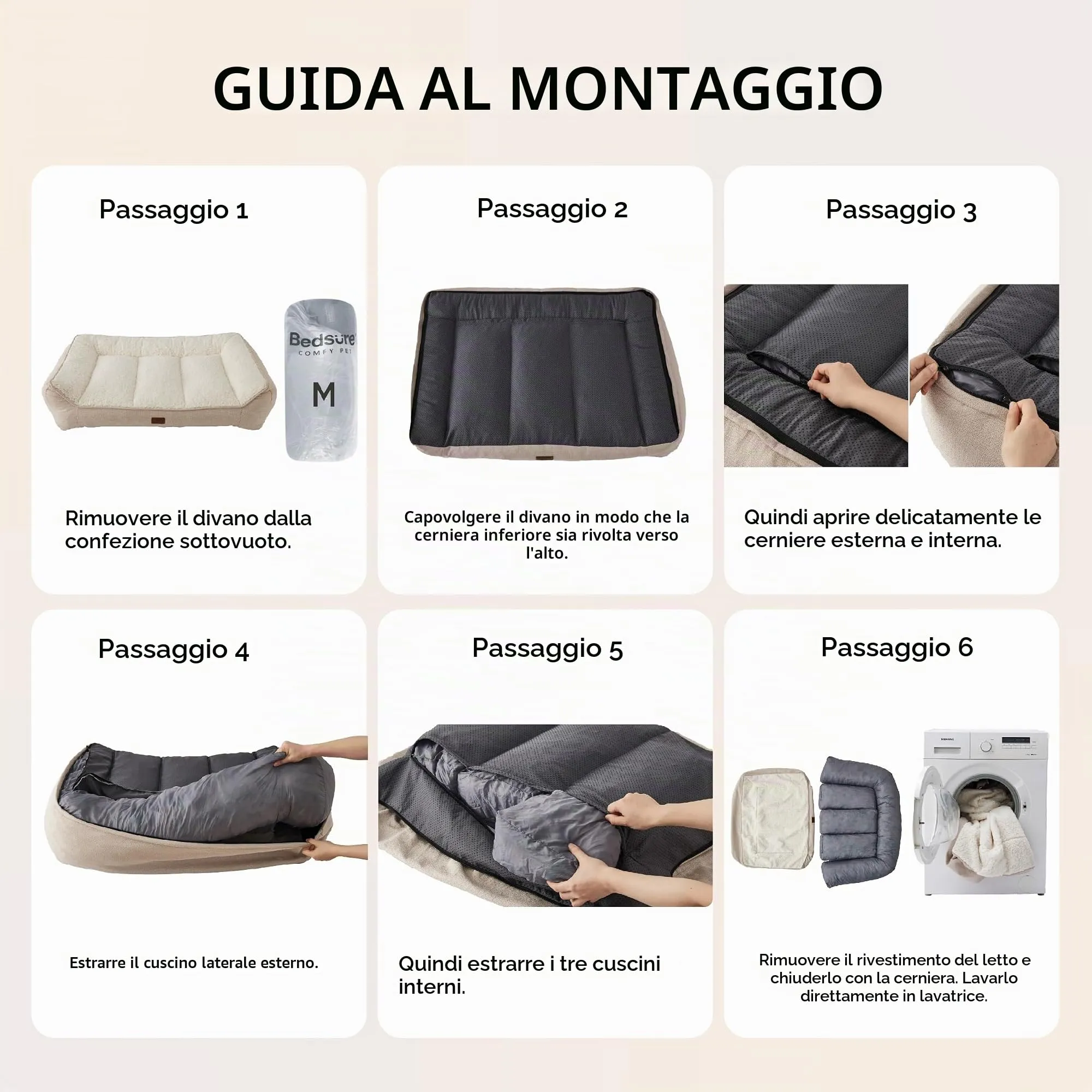 Bedsure SupportMax Cuccia Cani Grande 96x71cm - immagine 9