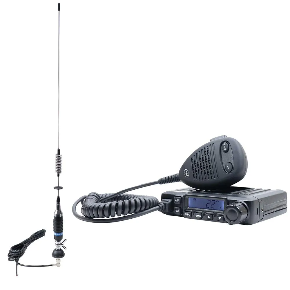 PNI Escort HP 6500 ASQ Radio Station Pack with S75 Antenna, 4W, 12V - immagine 1