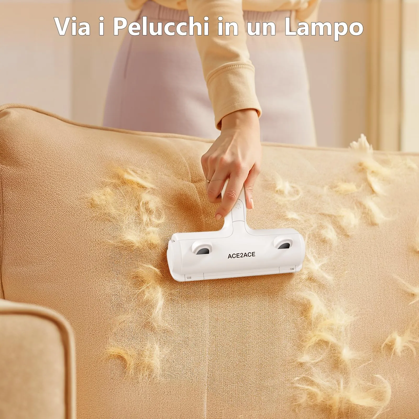 ACE2ACE Spazzola Togli Peli per Cani e Gatti - immagine 2