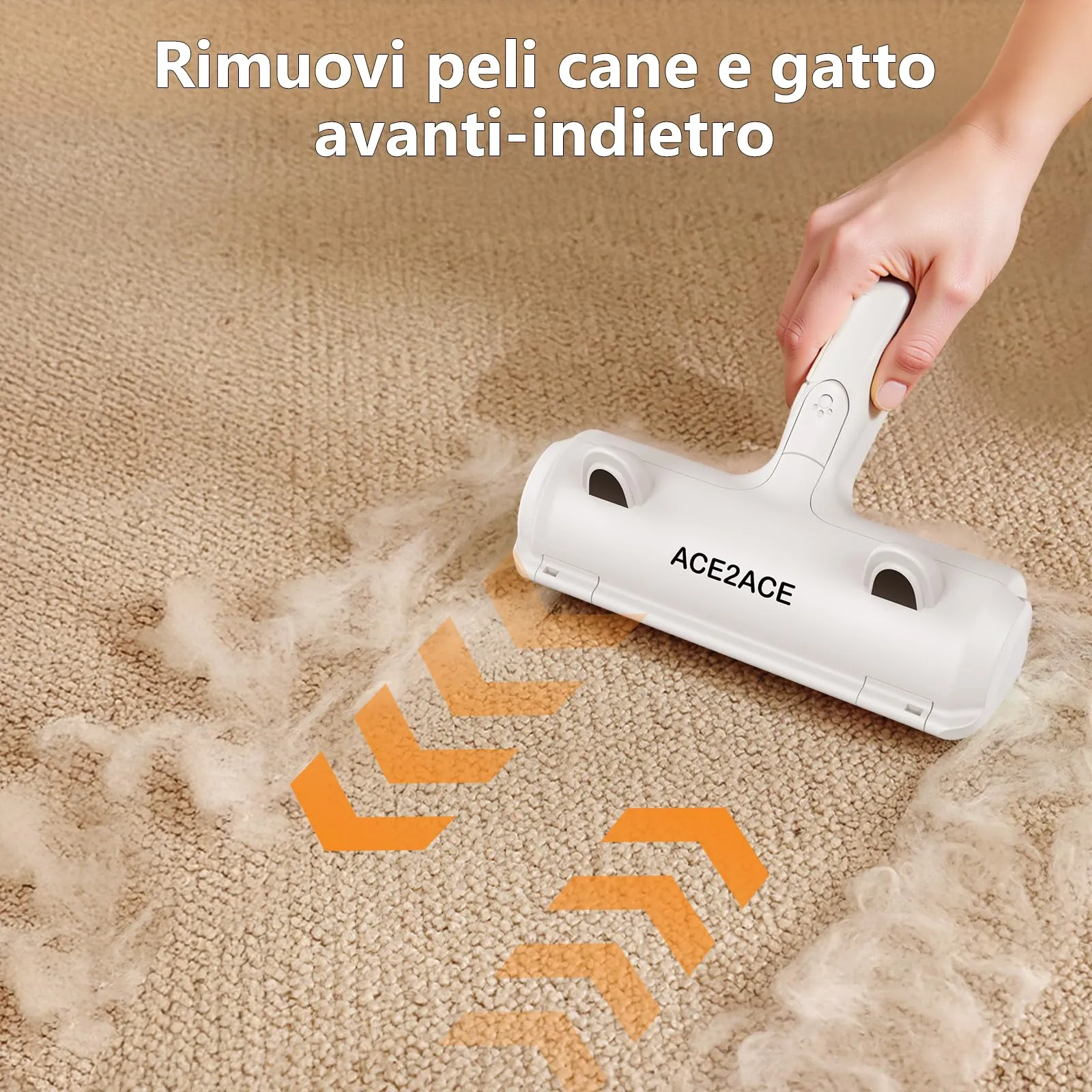 ACE2ACE Spazzola Togli Peli per Cani e Gatti - immagine 3