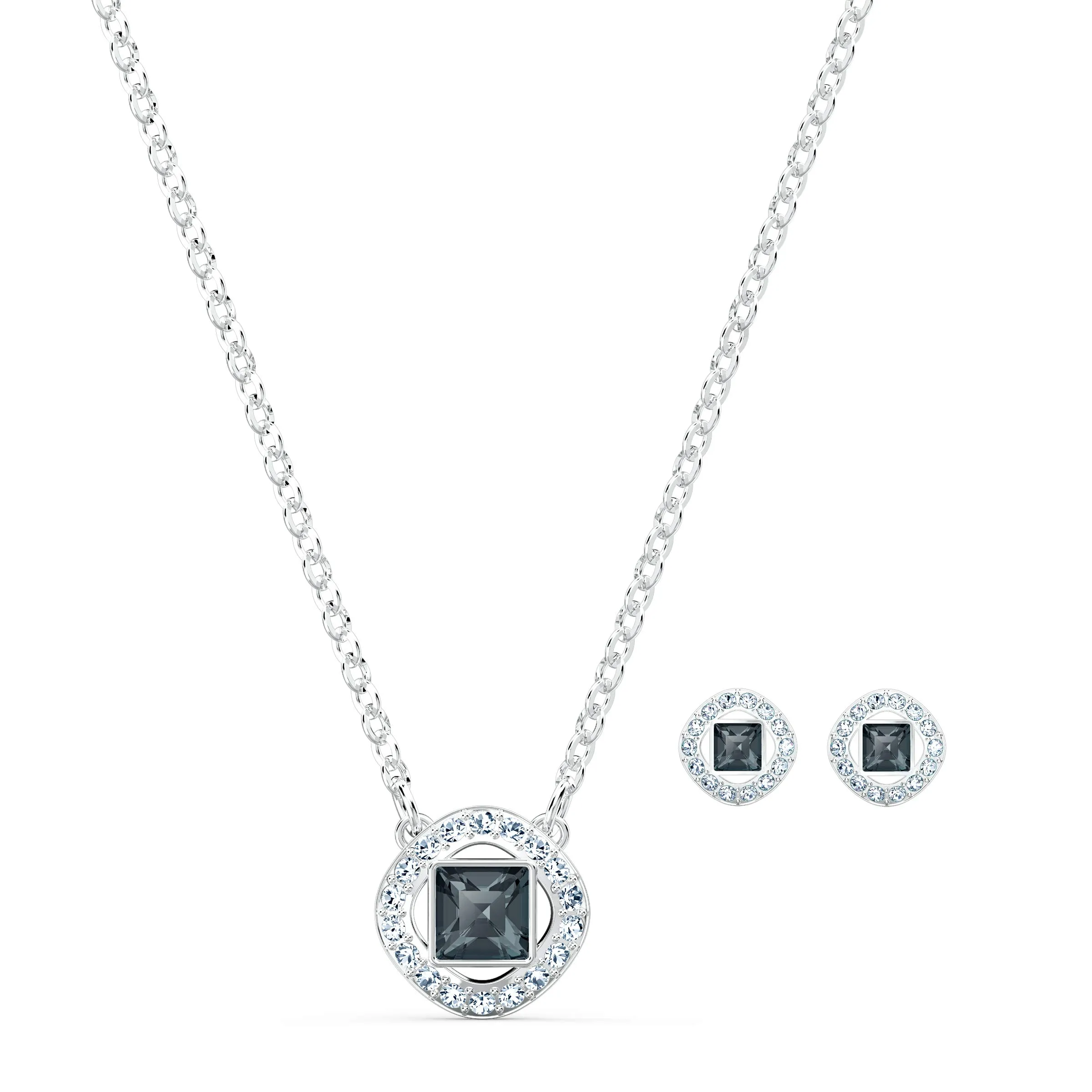 Swarovski Una Angelic Set, Grey, Rhodium Plated - immagine 6