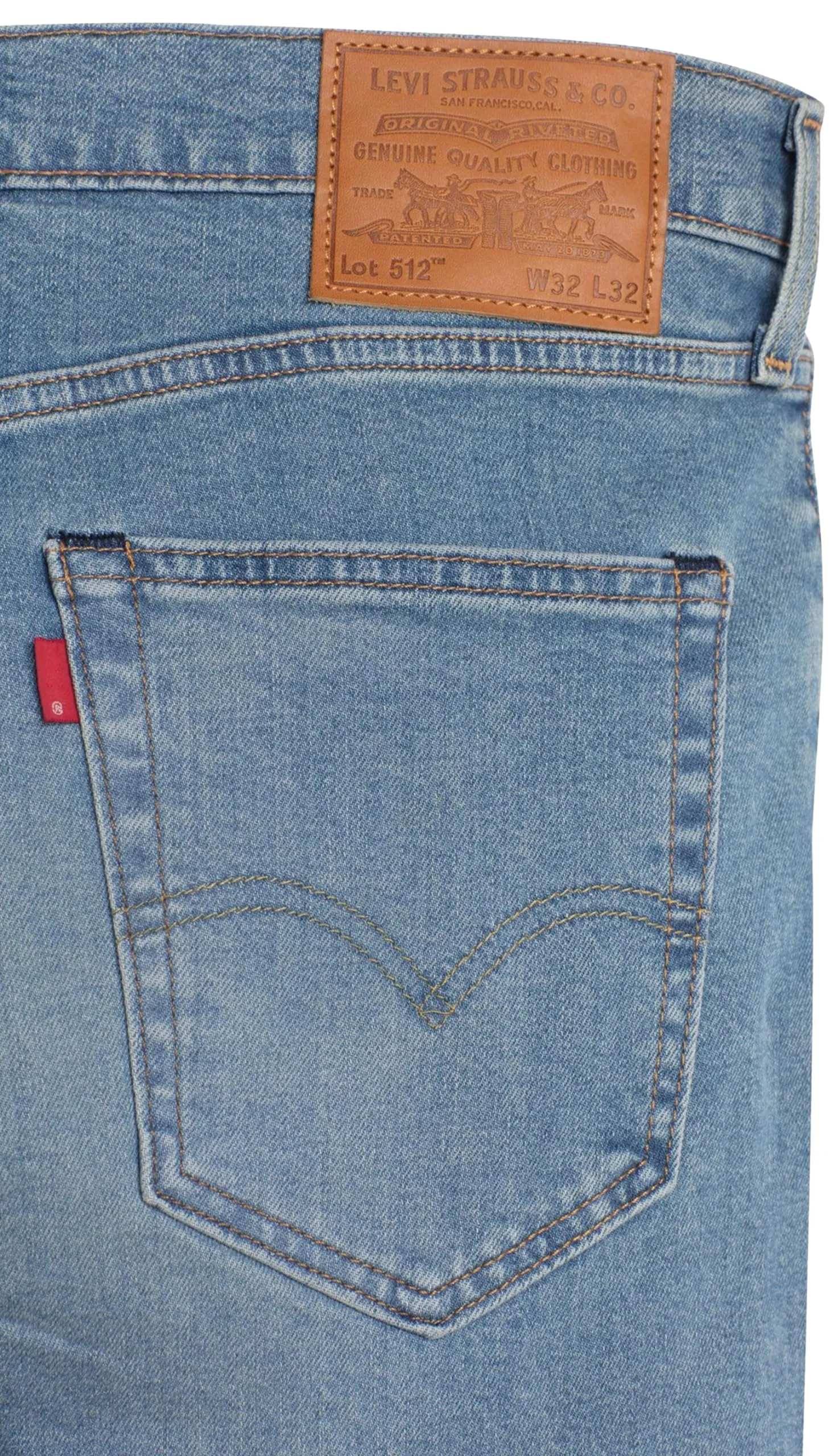 Levi's 512 Slim Taper Jeans, Pelican Rust, 36W / 36L - immagine 6