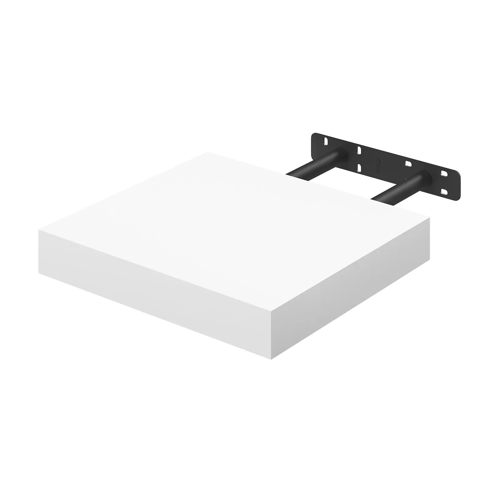 WOLTU Mensola da Muro Rettangolare in Legno Bianco 25cm RG9365ws - immagine 1