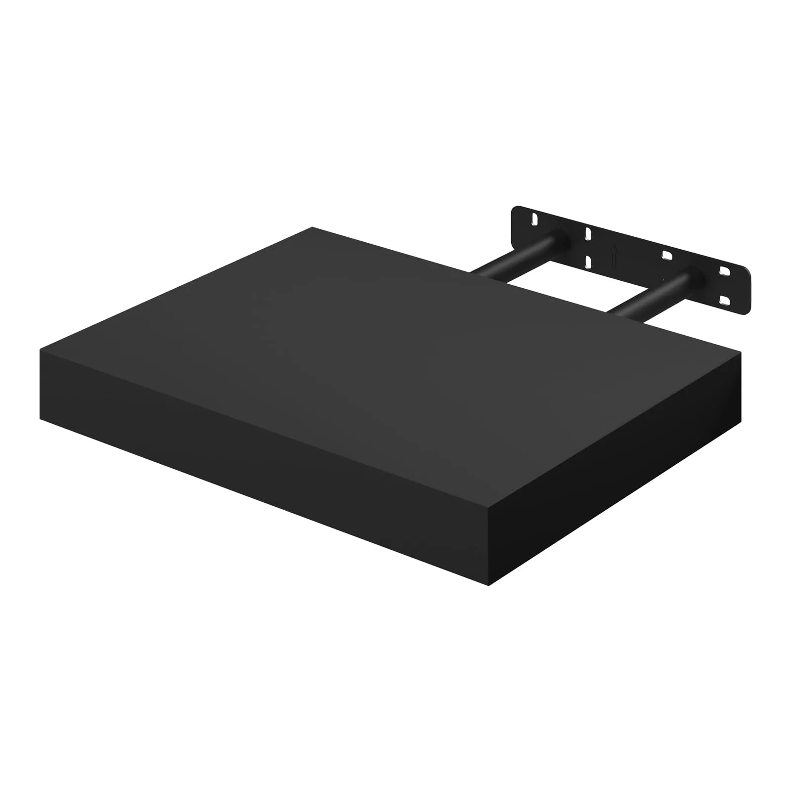 WOLTU Mensola da Muro Rettangolare in Legno Nero 30cm RG9371sz - immagine 1