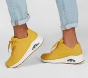 Skechers Uno Stand On Air Donna, Yellow Durabuck White Midsole, 36 EU - immagine 2
