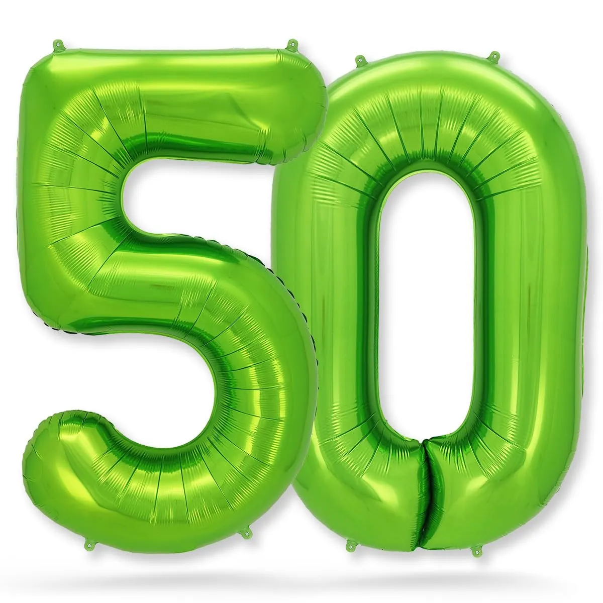 FUNXGO Palloncino Numero 50 Verde - immagine 1