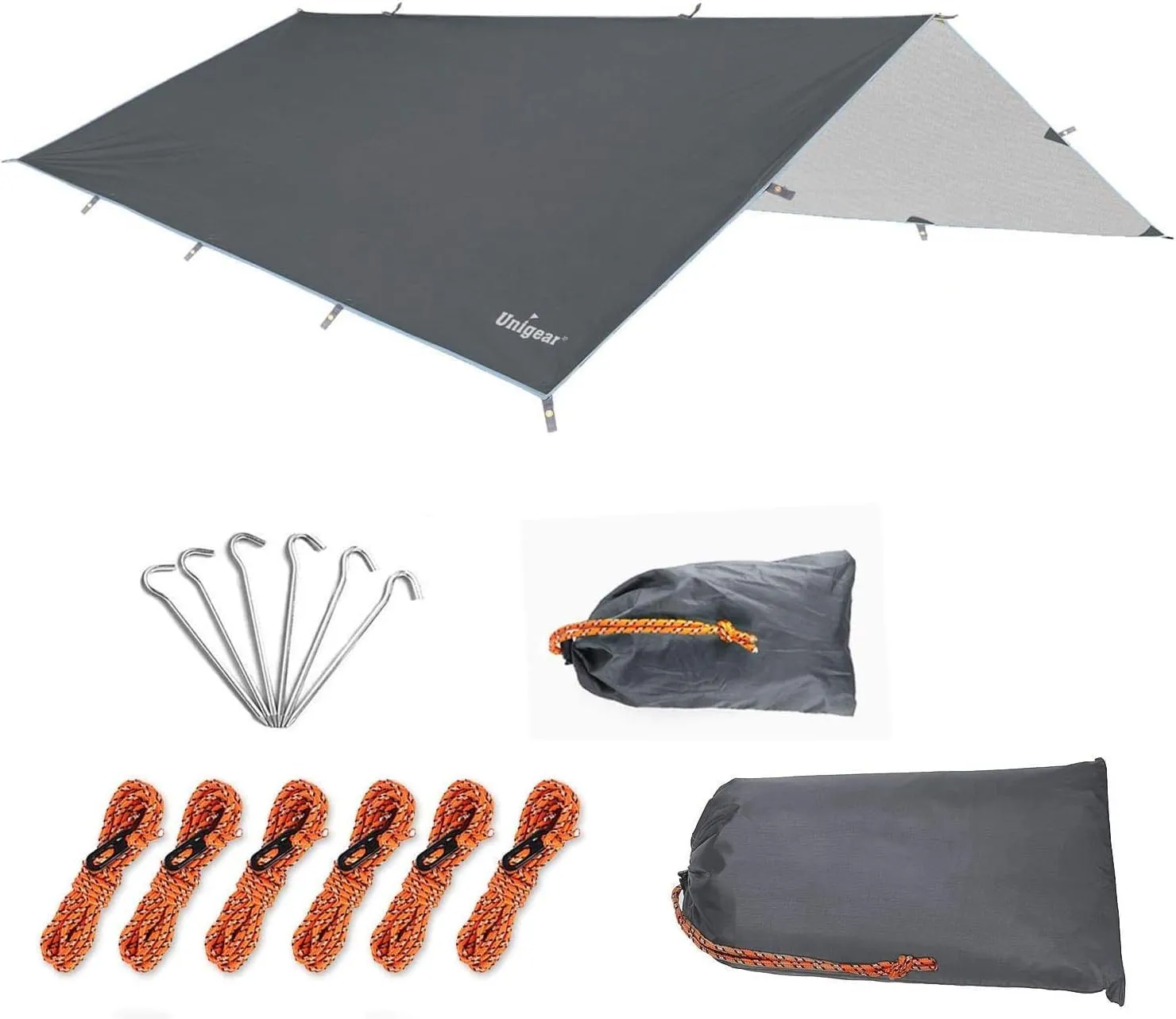 Unigear Tarp Rain Fly Telo Impermeabile 3x3m - immagine 1