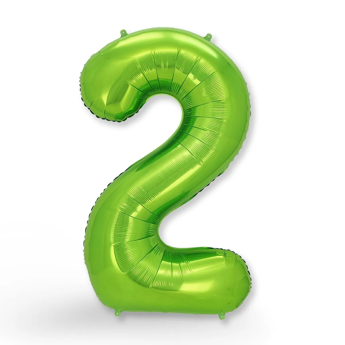 FUNXGO Palloncino Numero 2, Verde, 100 cm - immagine 1