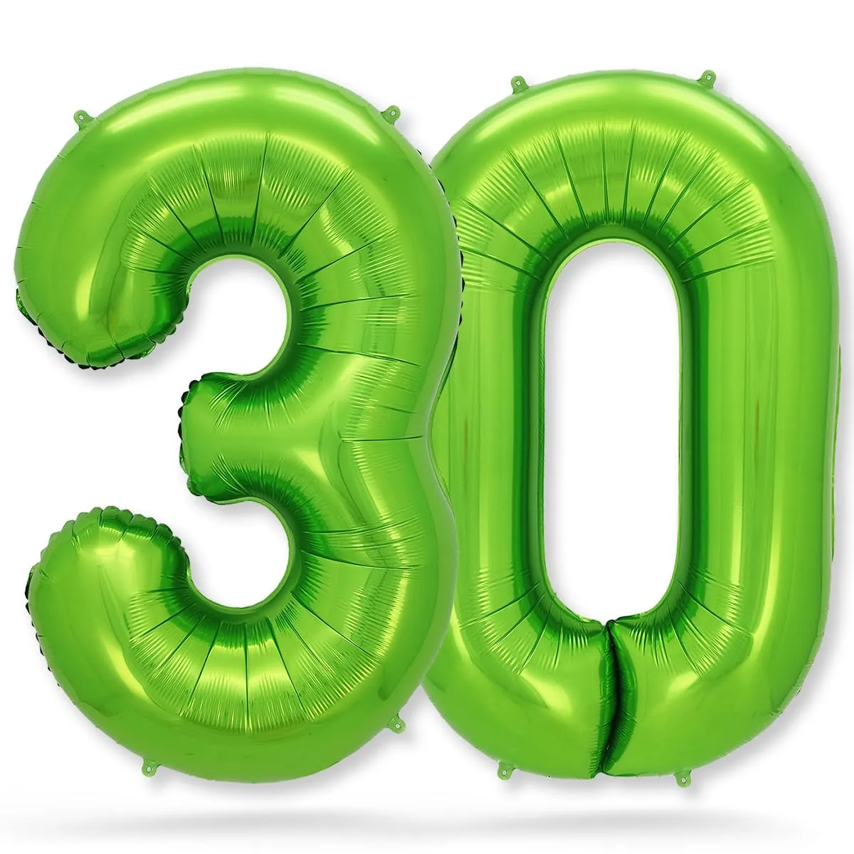 FUNXGO Palloncino Numero 30 Verde - immagine 1