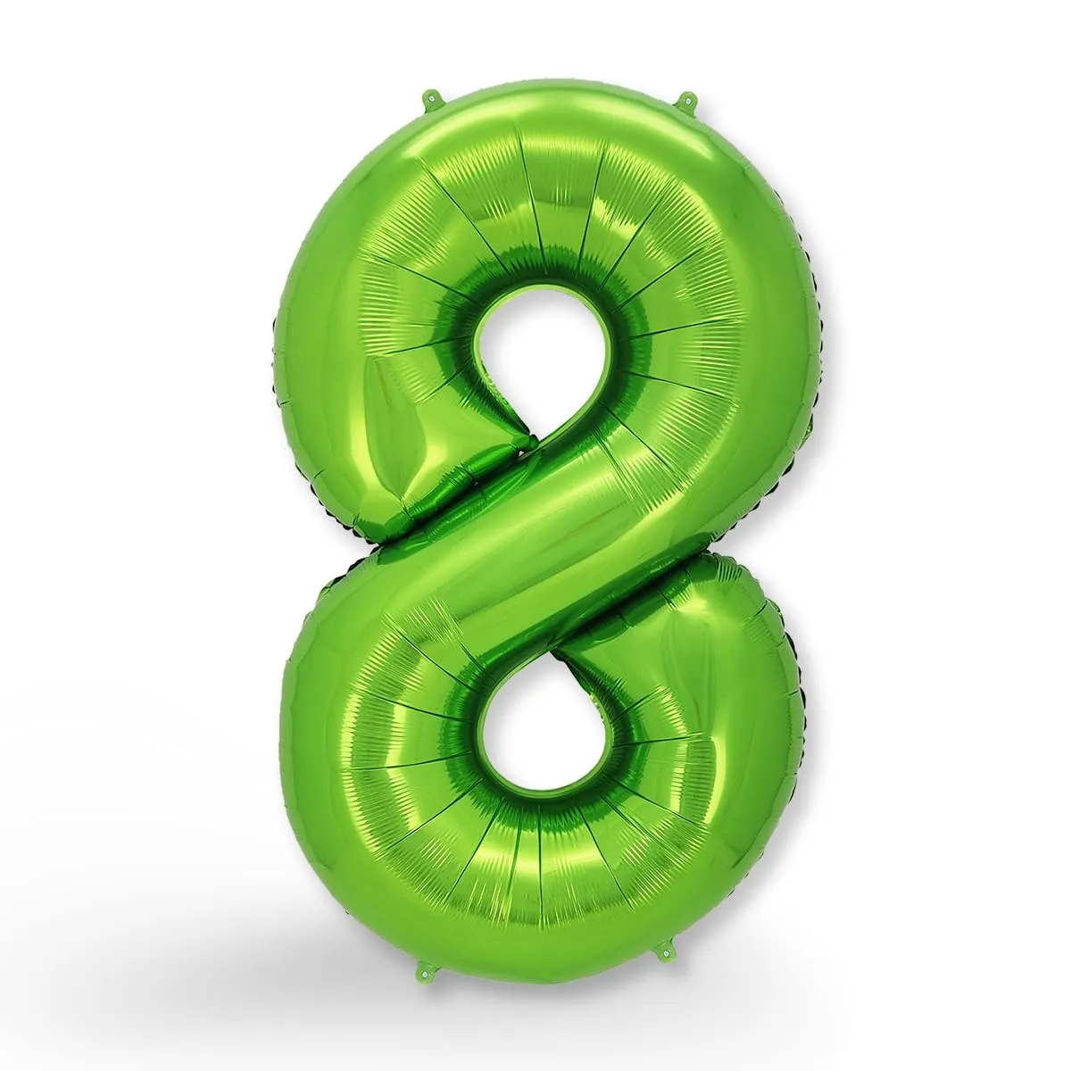 FUNXGO Palloncino Numero 8 Verde, 100 cm - immagine 1