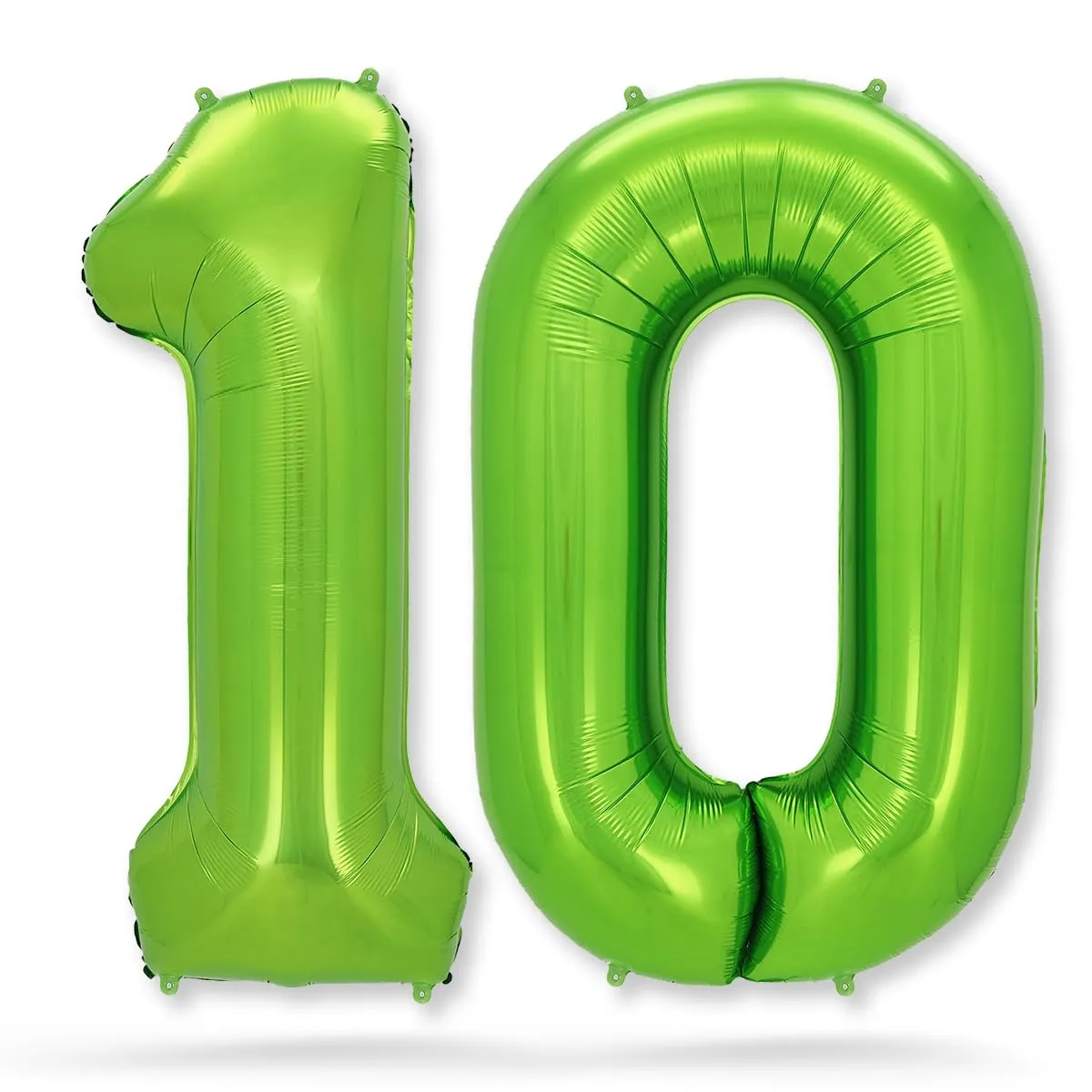 FUNXGO Palloncino Numero 10 Verde - immagine 1
