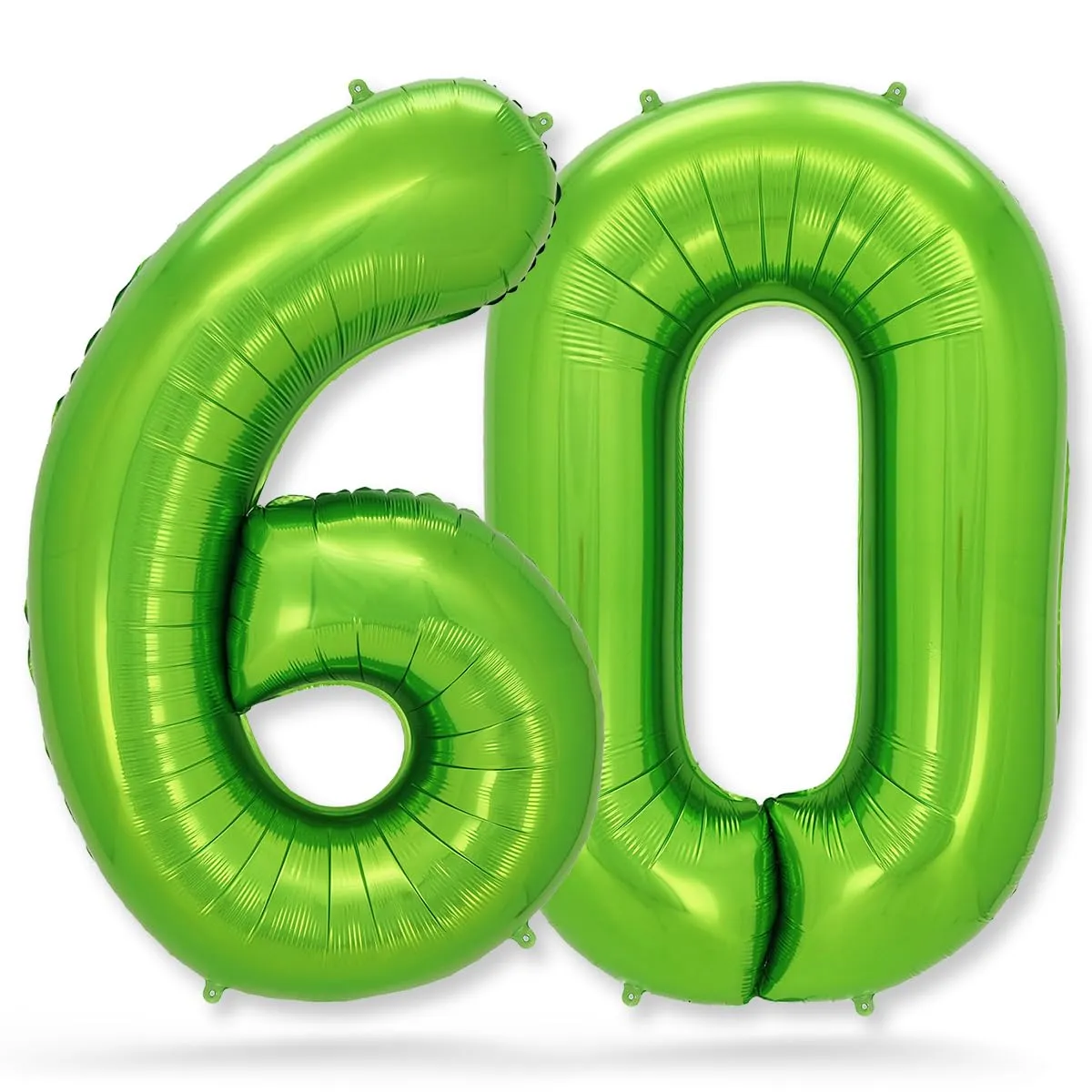 FUNXGO Palloncino Numero 60 Verde - immagine 1