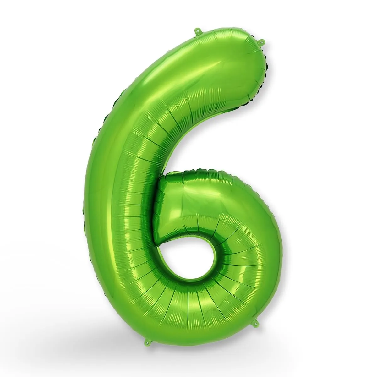 FUNXGO Palloncino Numero 6 Verde, 100 cm - immagine 1