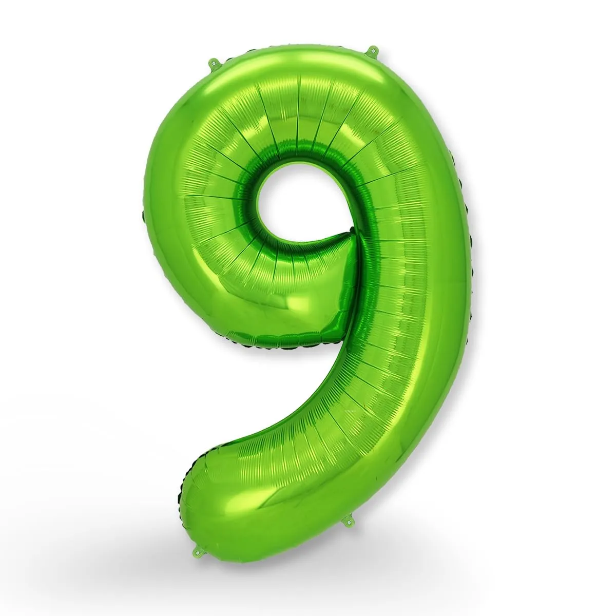 FUNXGO Palloncino Numero 9 Verde, 100 cm - immagine 1