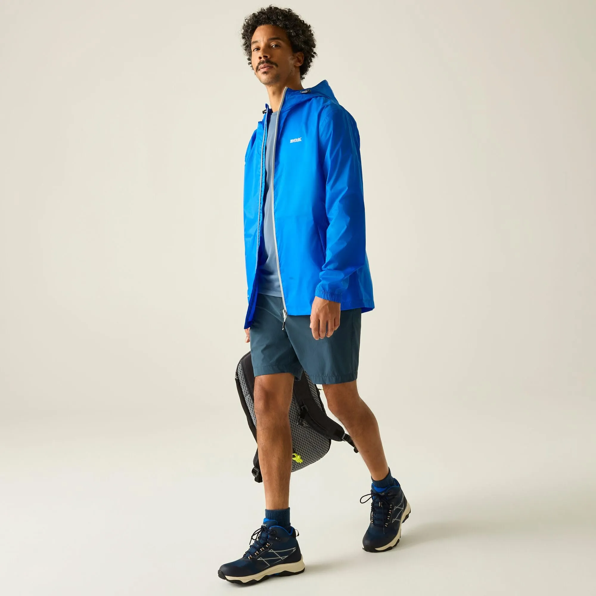 Regatta Men's Pack It Jacket with Hood, Oxford Blue, XXL - immagine 6