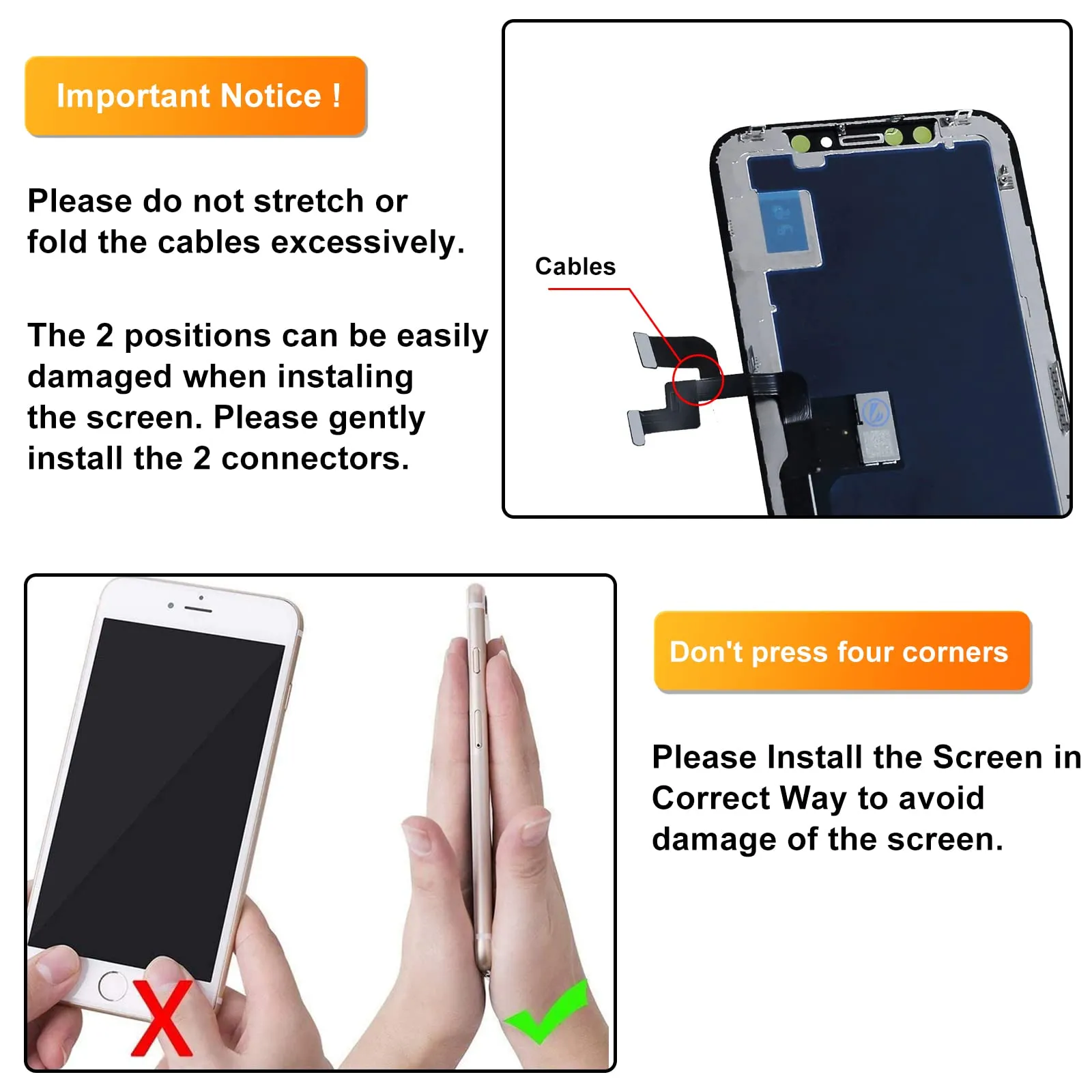 LL TRADER Schermo LCD 5,8'' per iPhone X e Kit di Riparazione - immagine 6