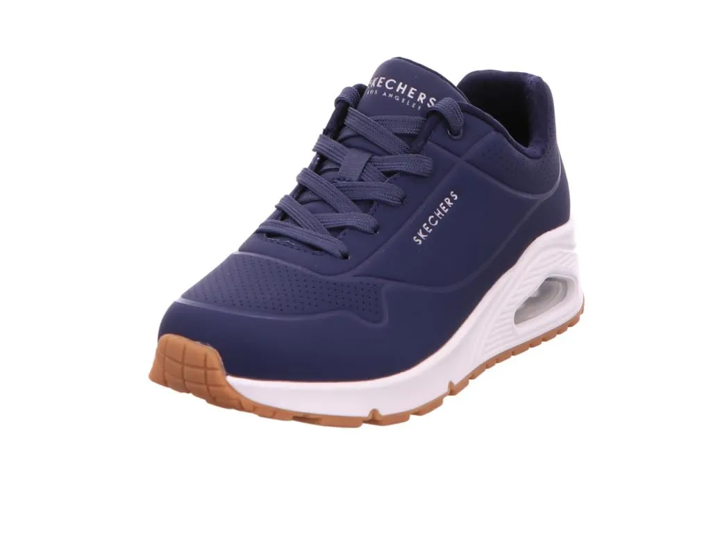 Skechers Uno Stand On Air Scarpe da ginnastica Donna, Navy Durabuck Mesh, 39 EU - immagine 1