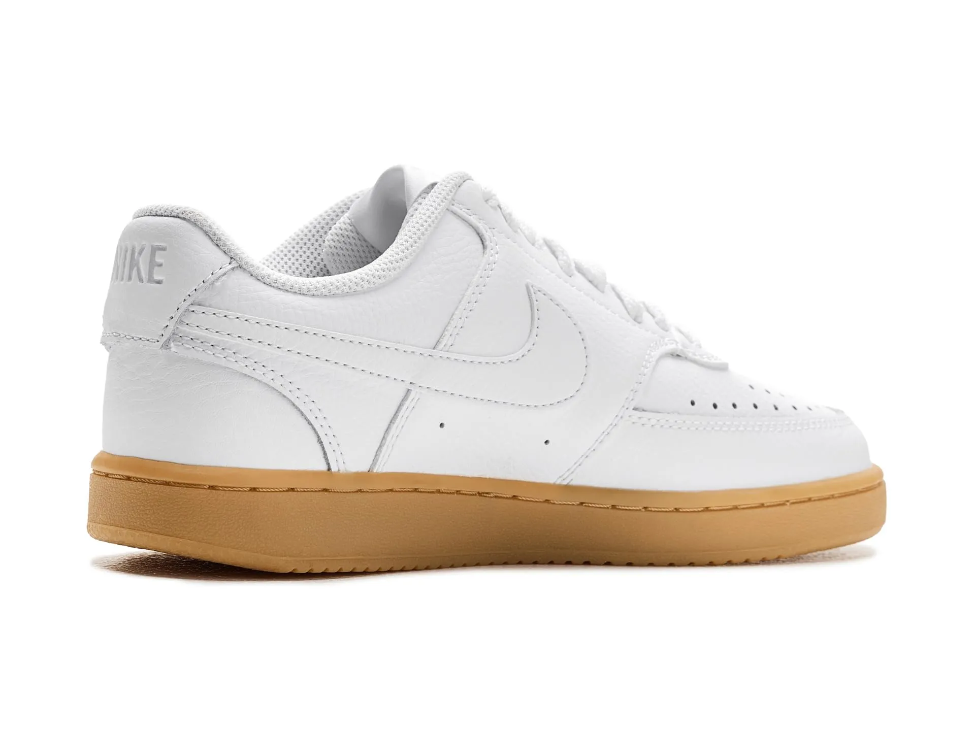 Nike Court Vision Lo, White/White-Photon Dust-Gum lt Brown, 39 EU - immagine 3