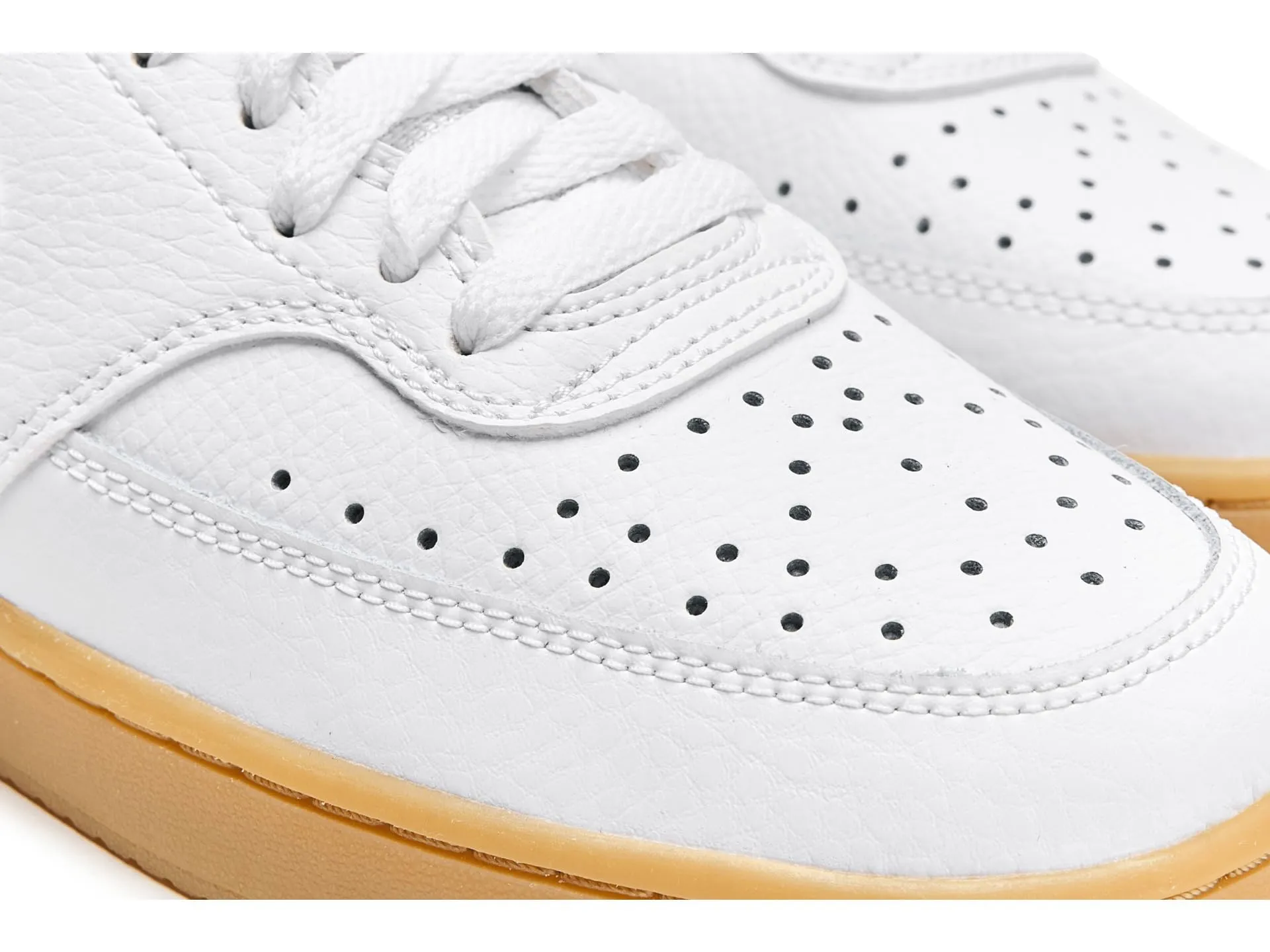 Nike Court Vision Lo, White/White-Photon Dust-Gum lt Brown, 39 EU - immagine 6