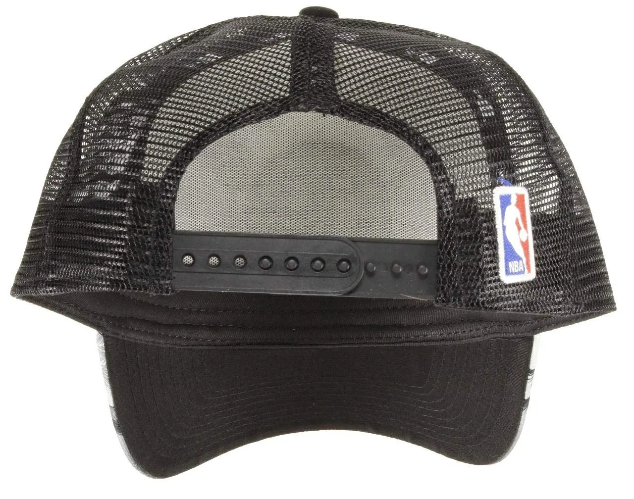 New Era Brooklyn Nets Adjustable Trucker Cap NBA Palm Tree Grey/Black - One Size - immagine 2
