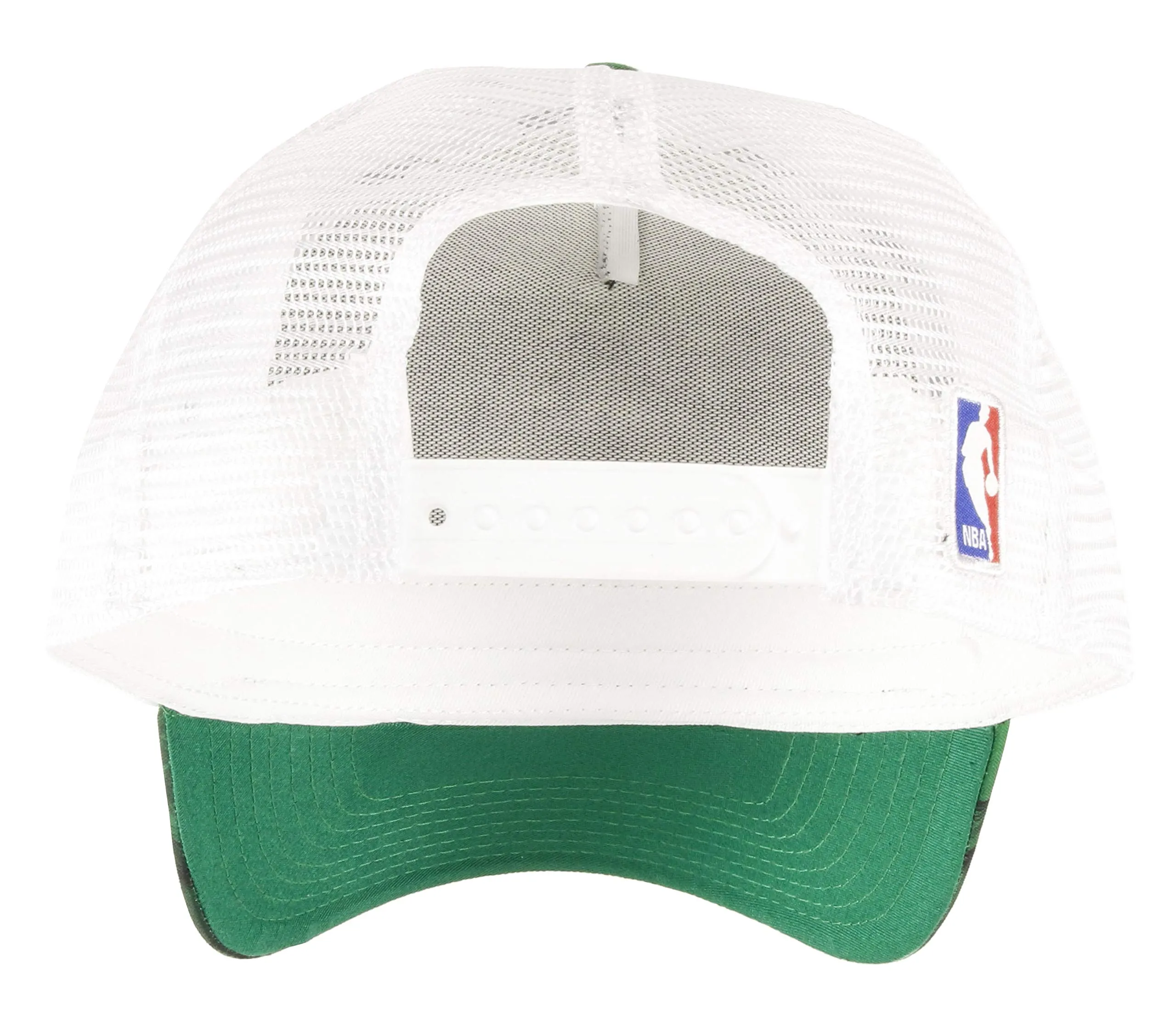 New Era Boston Celtics Palm Tree Adjustable Trucker Cap - Green/White - One Size - immagine 2