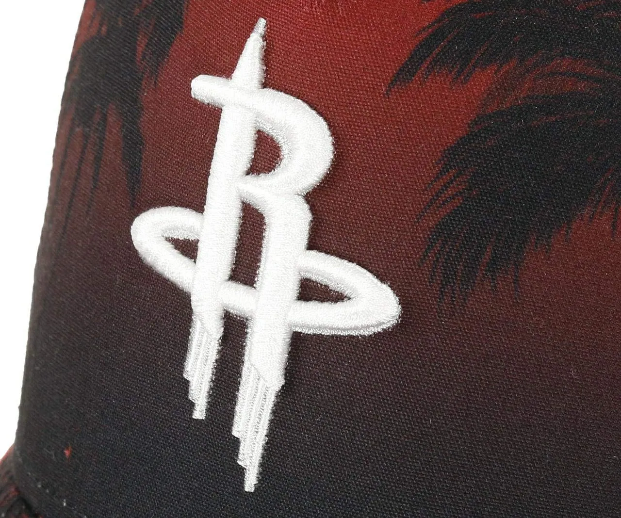 New Era Houston Rockets Palm Tree Adjustable Trucker Cap - Red/White - One Size - immagine 3