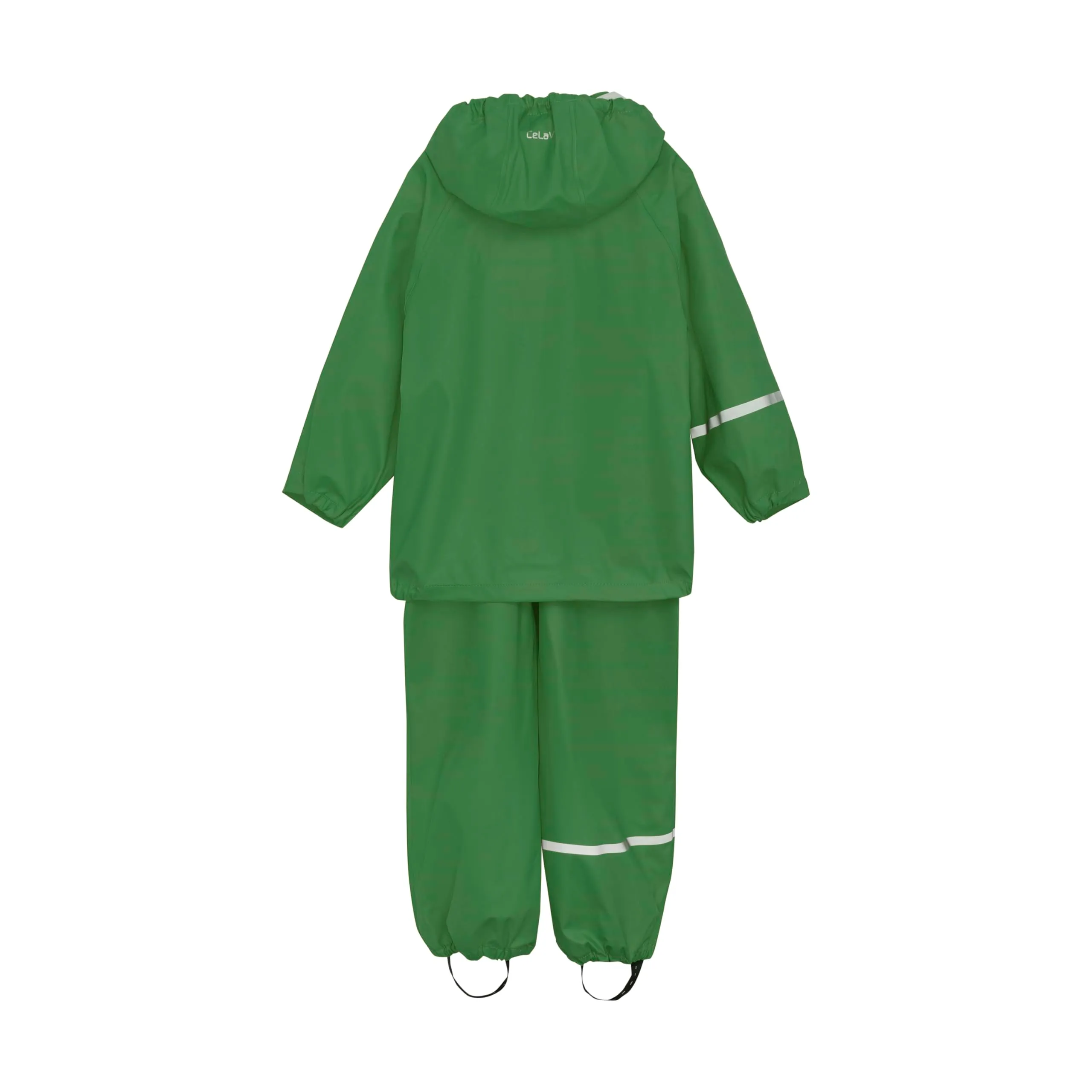 Celavi Basic Rainwear Set, Solid PU, Elm Green, 119/127 cm - immagine 2