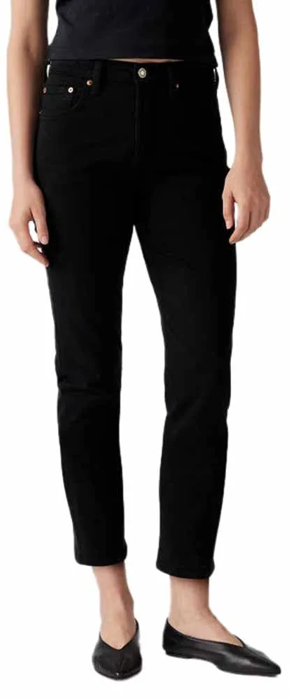 Levi's 501 Crop Jeans Donna, Black Sprout, 27W / 28L - immagine 3