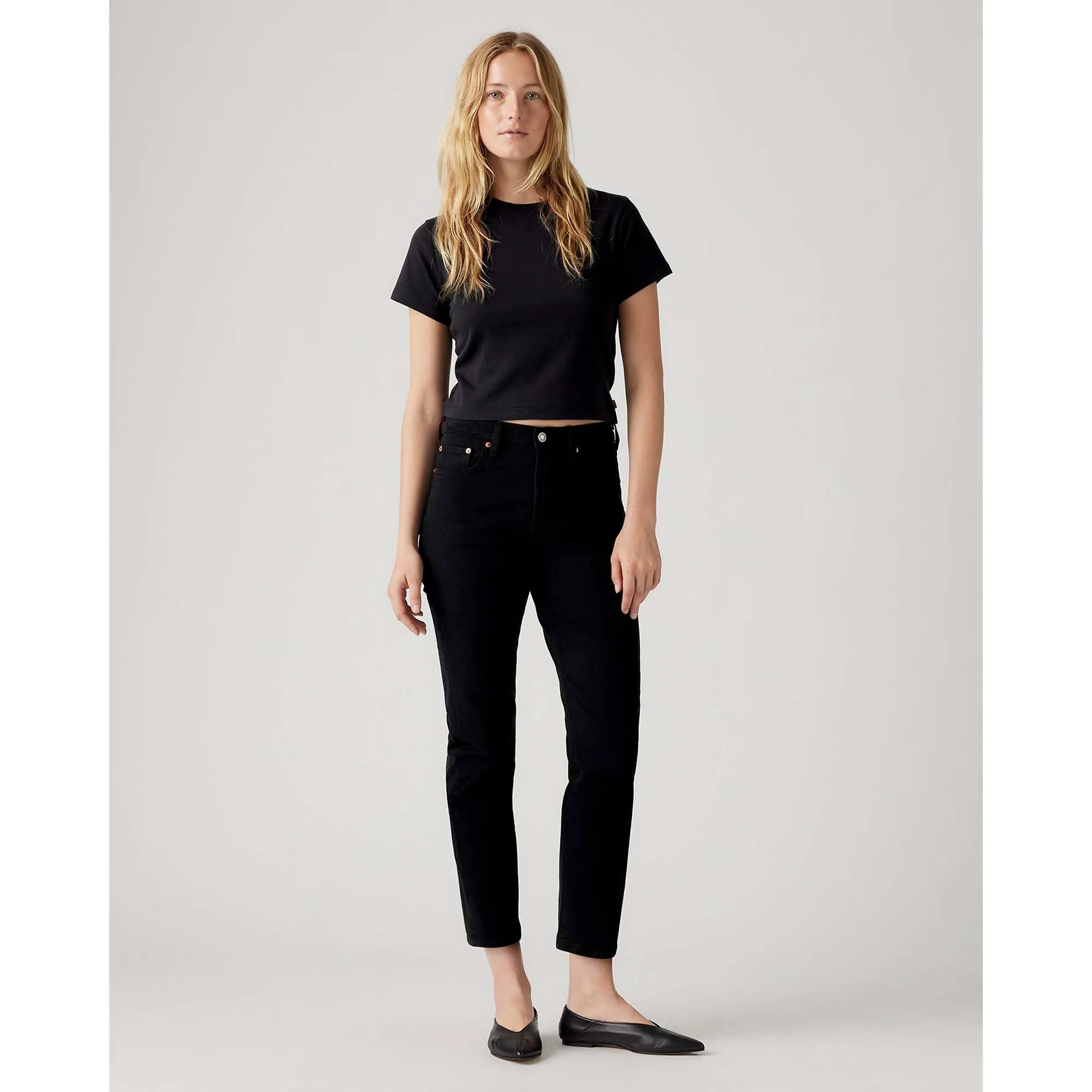 Levi's 501 Crop Jeans Donna, Black Sprout, 30W / 28L - immagine 4