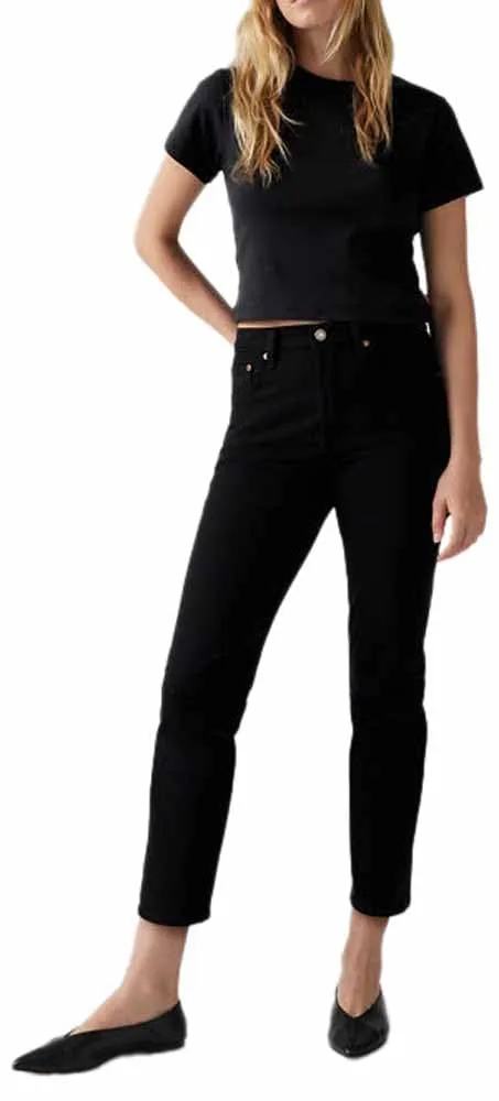 Levi's 501 Crop Jeans Donna - Black Sprout - 30W / 30L - immagine 1