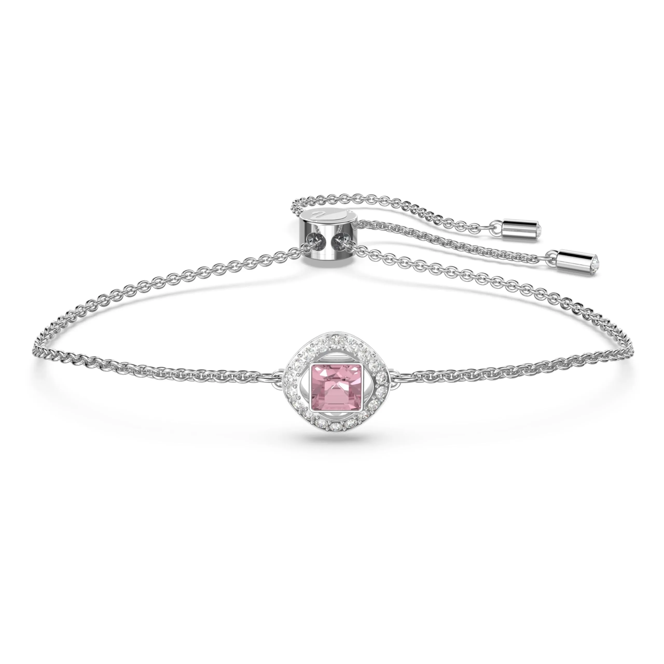 Swarovski Una Angelic Braccialetto, Rosa, Placcato Rodio - immagine 1