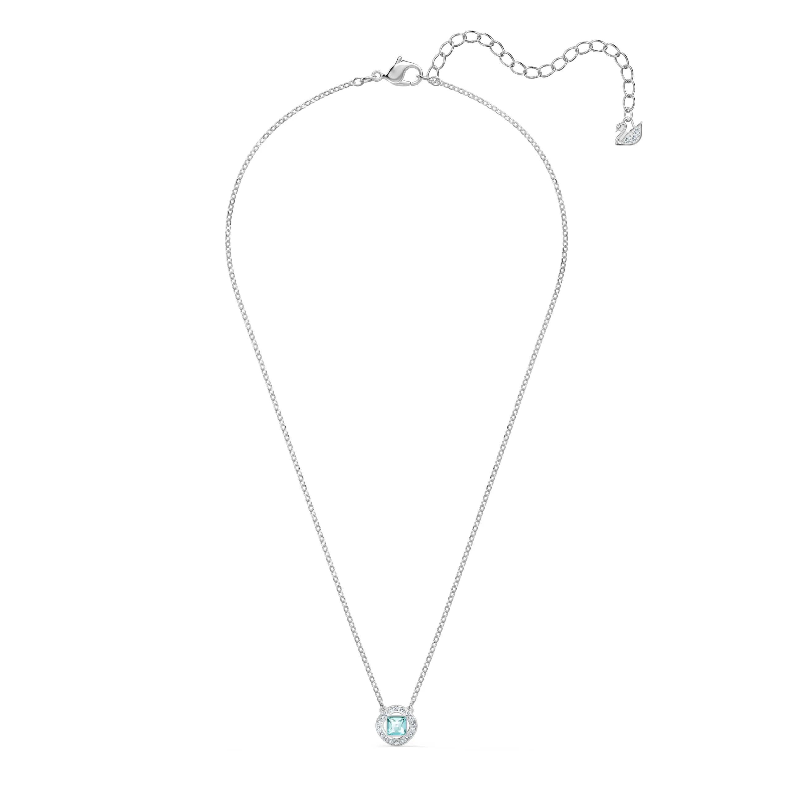 Swarovski Una Angelic Collana, Blu, Placcato Rodio - immagine 2