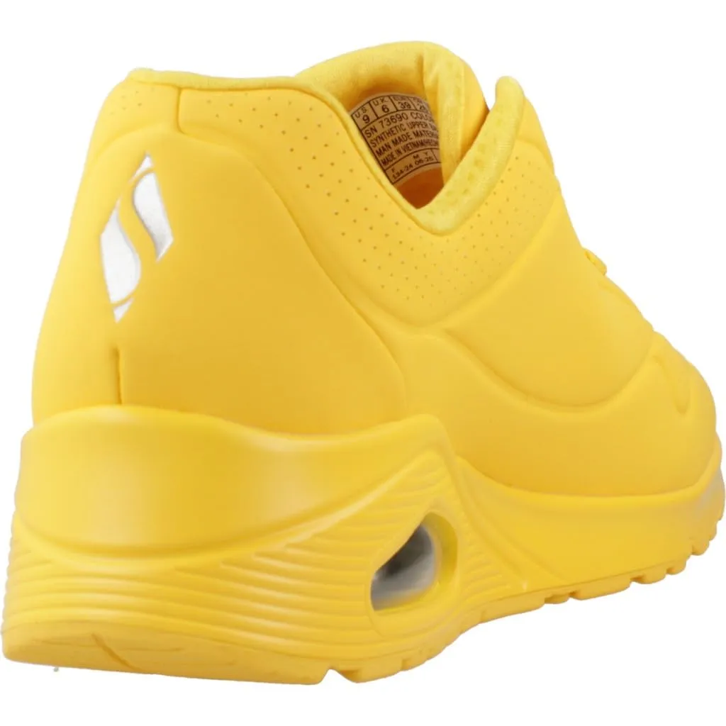 Skechers Uno Stand On Air Scarpe da ginnastica Donna, Giallo, 39 EU - immagine 3