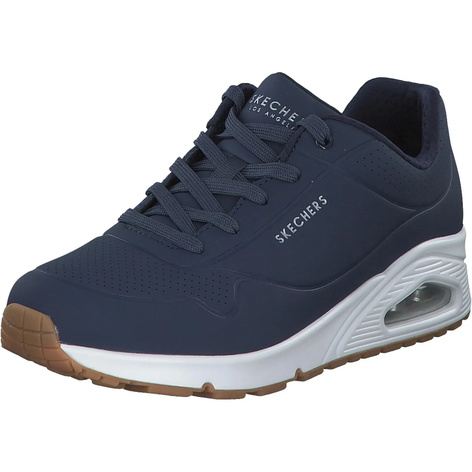 Skechers Uno Stand On Air Scarpe da ginnastica Donna, Navy Durabuck Mesh, 36.5 EU - immagine 1