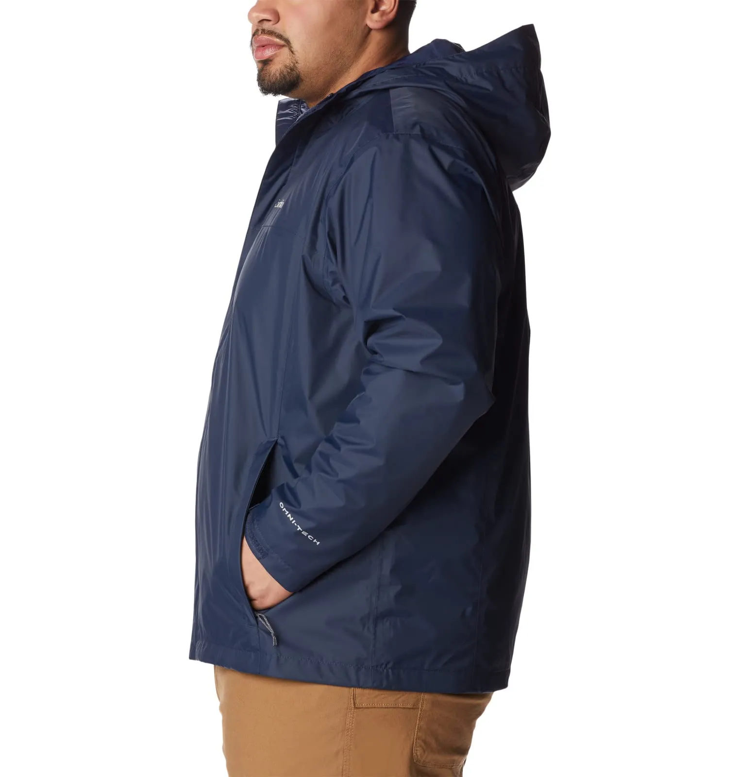 Columbia Giacca Impermeabile II da Uomo, Navy Collegiate, XL - immagine 9