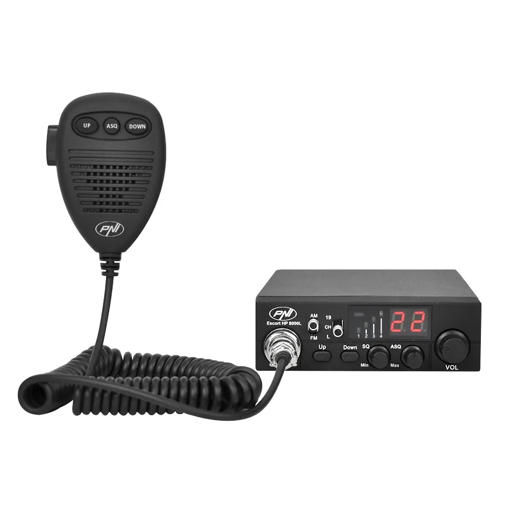 PNI 8000L CB Radio Transceiver with ASQ, 4W and PNI Extra 45 Magnetic Fiberglass Antenna - immagine 6
