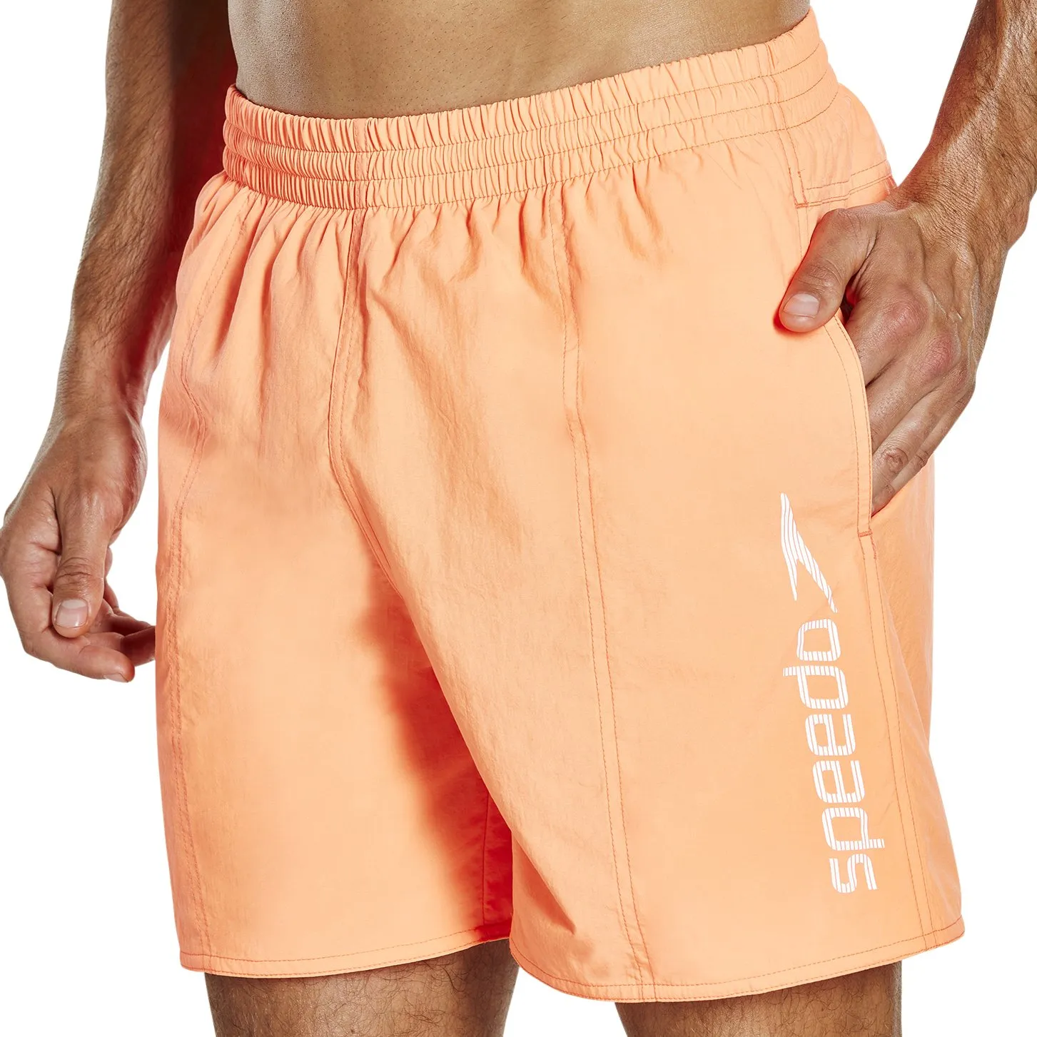 Speedo Scope Men's Swimsuit, 16-inch, Fluo Orange, S - immagine 6