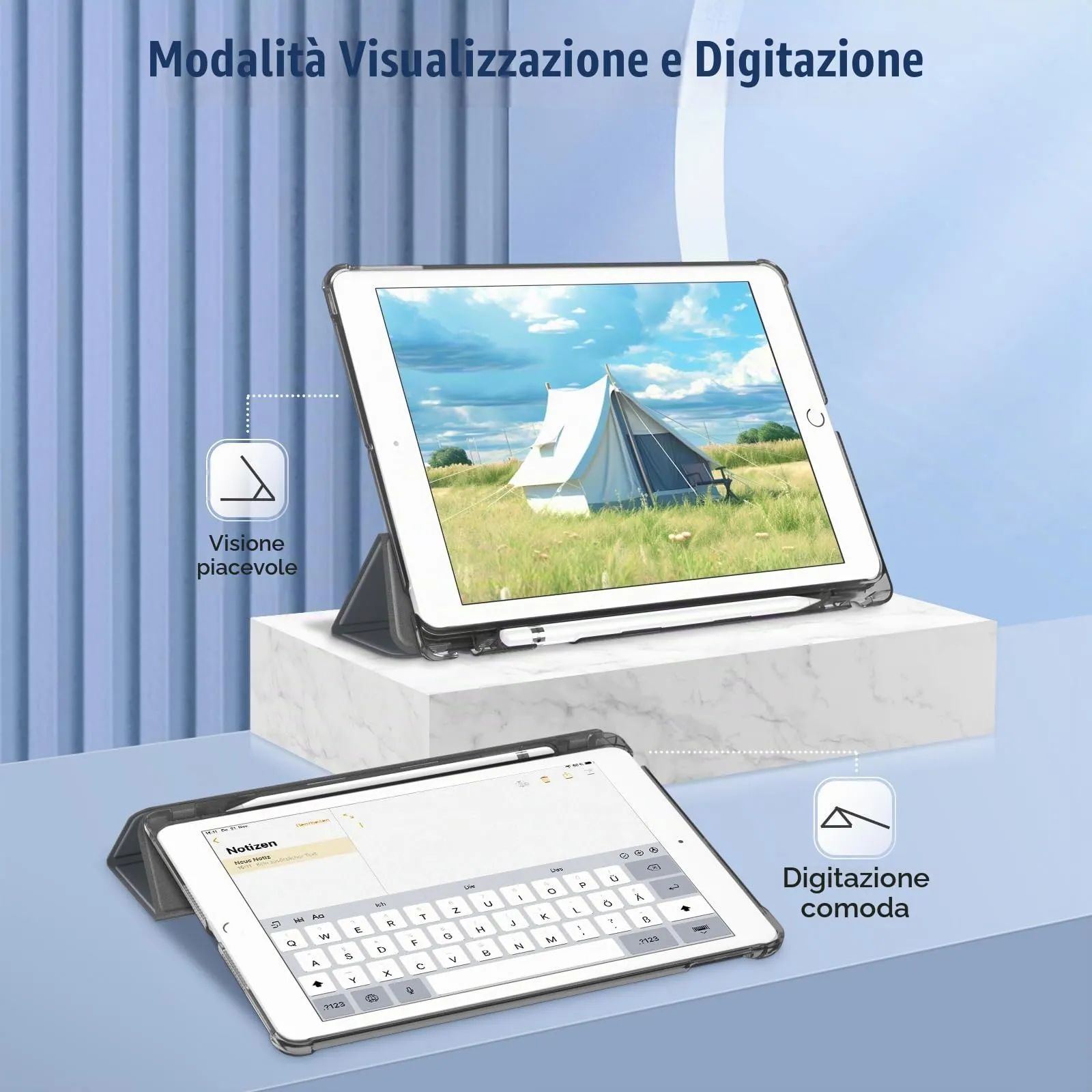 FINTIE Cover per iPad 10.2 Pollici (9a/8a/7a Generazione, 2019-2021) - immagine 3