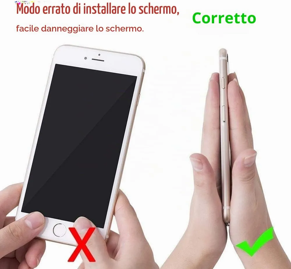 Brinonac Schermo LCD Digitizer Touch per iPhone 6 4,7" Bianco - immagine 8