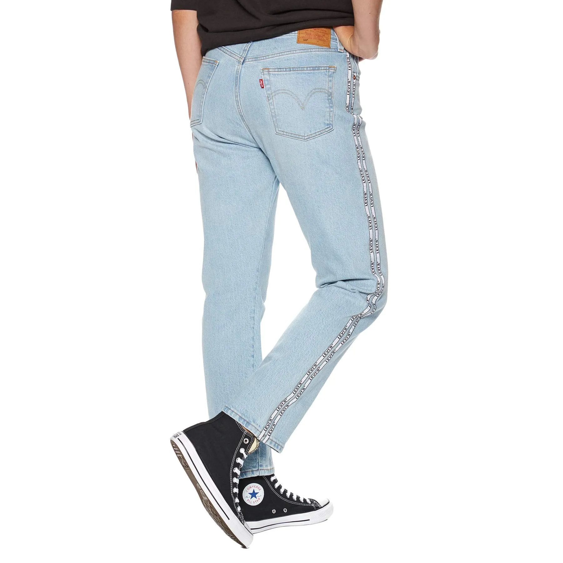 Levi's 501 Crop Jeans Donna, Dibs W Tape, 30W / 28L - immagine 3