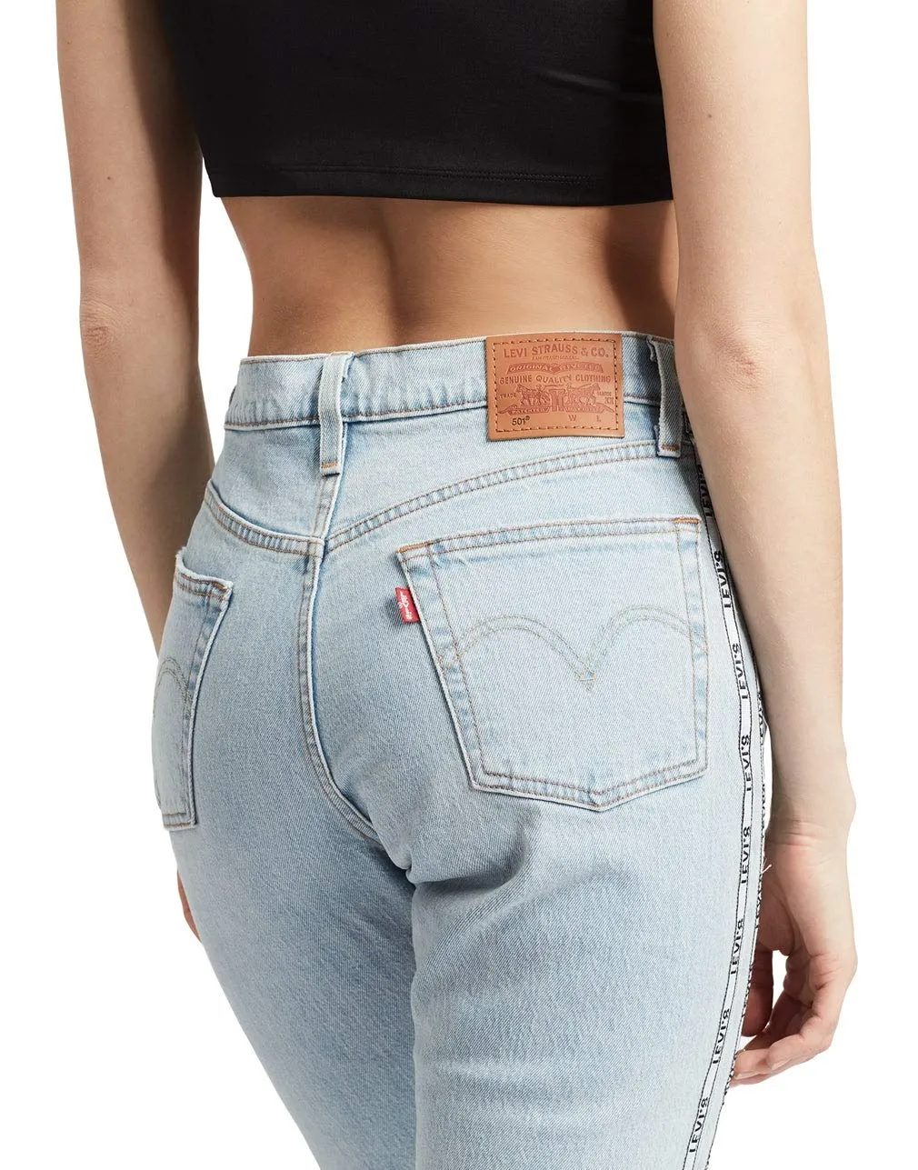 Levi's 501 Crop Jeans Donna, Dibs W Tape, 30W / 28L - immagine 6