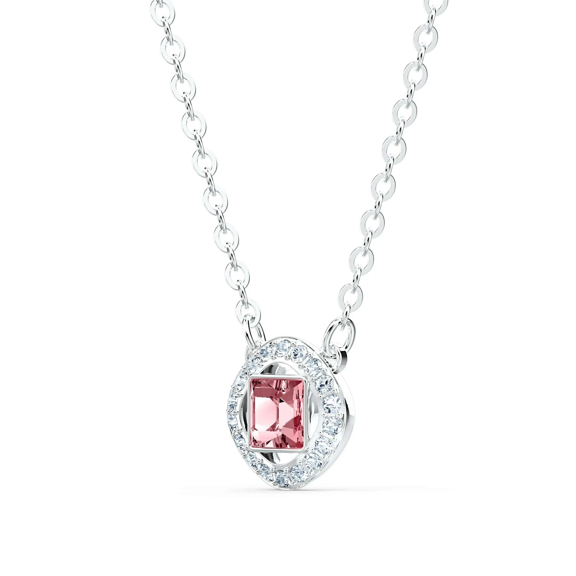 Swarovski Una Angelic Collana, Rosa, Placcato Rodio - immagine 3